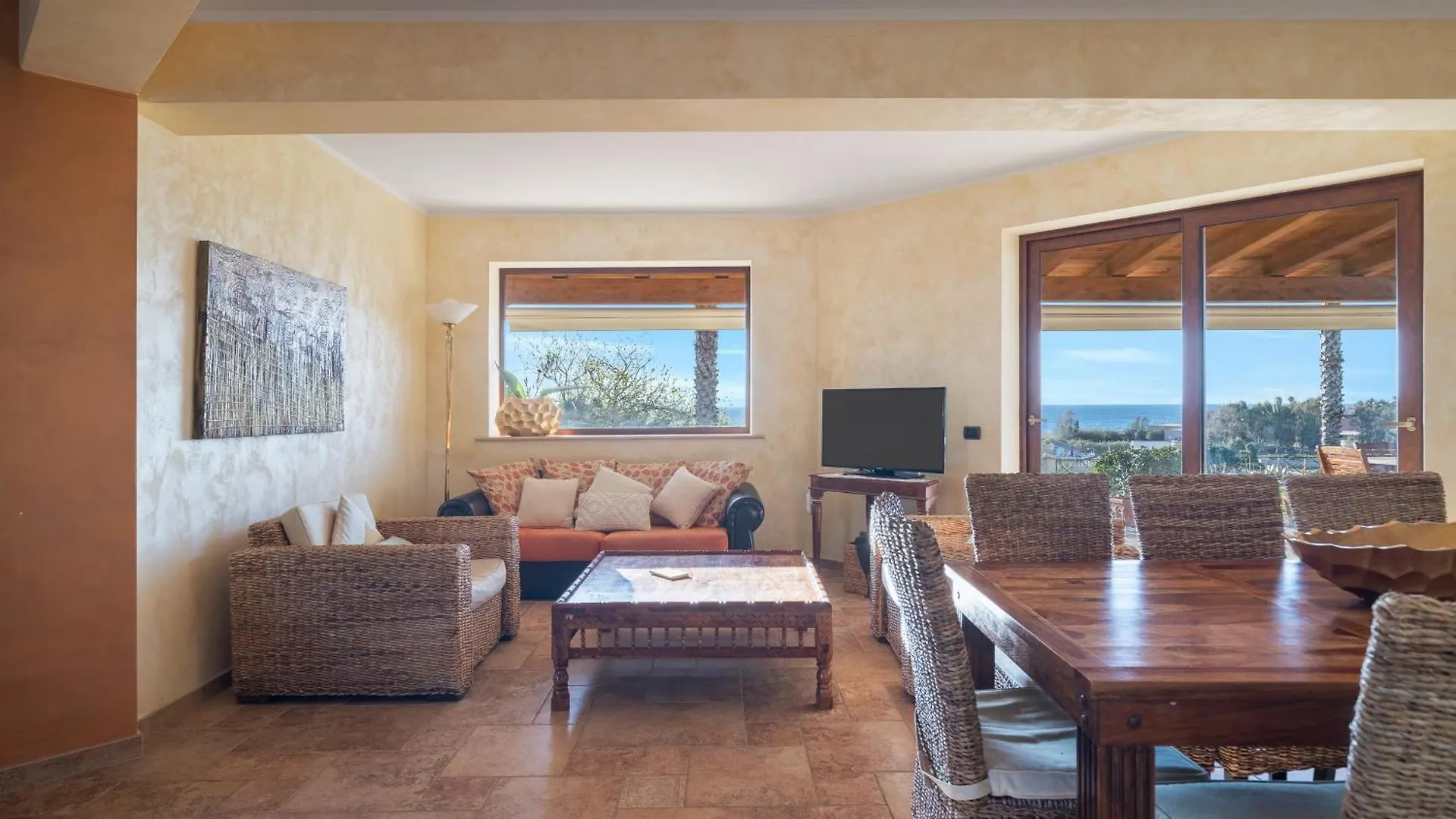 Panoramica Villa Con Piscina Sul Mare Cinisi