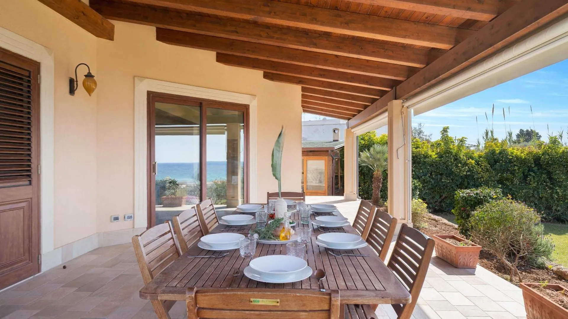 Panoramica Villa Con Piscina Sul Mare Cinisi
